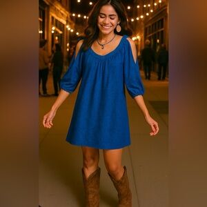Anthropologie “Holding Horses” Leyton Dress, Western Boho Dream, VGUC